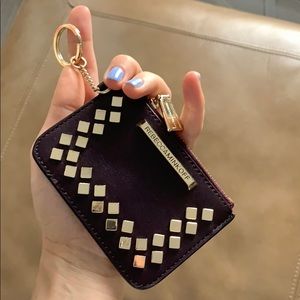 Studded Rebecca Minkoff keychain wallet